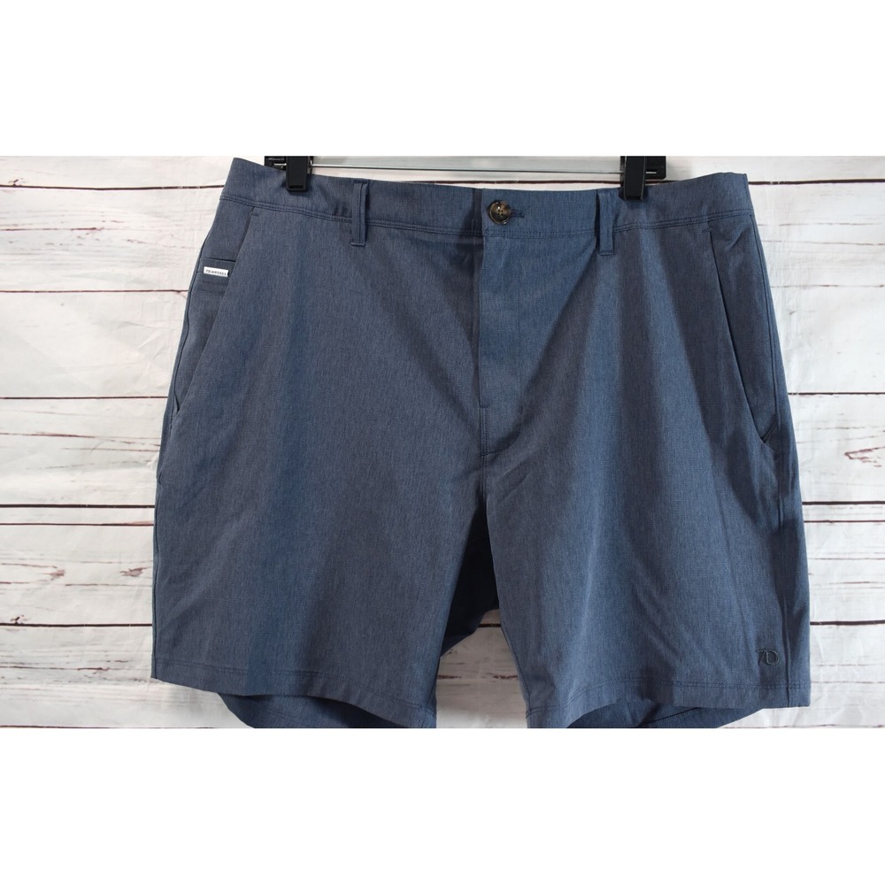 7 Diamonds Performance Shorts Men's 36 Blue Crossroads 7" Inseam NWT